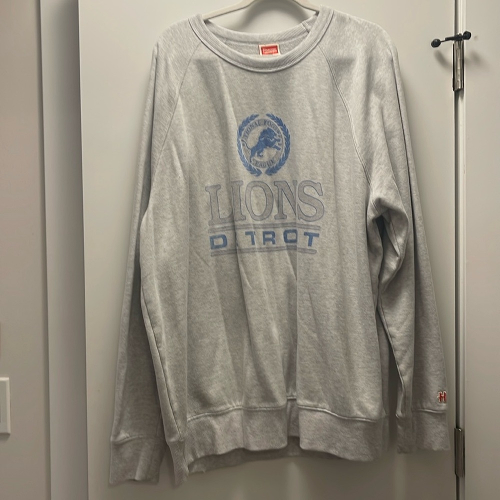 HOMAGE DETROIT LIONS CREWNECK